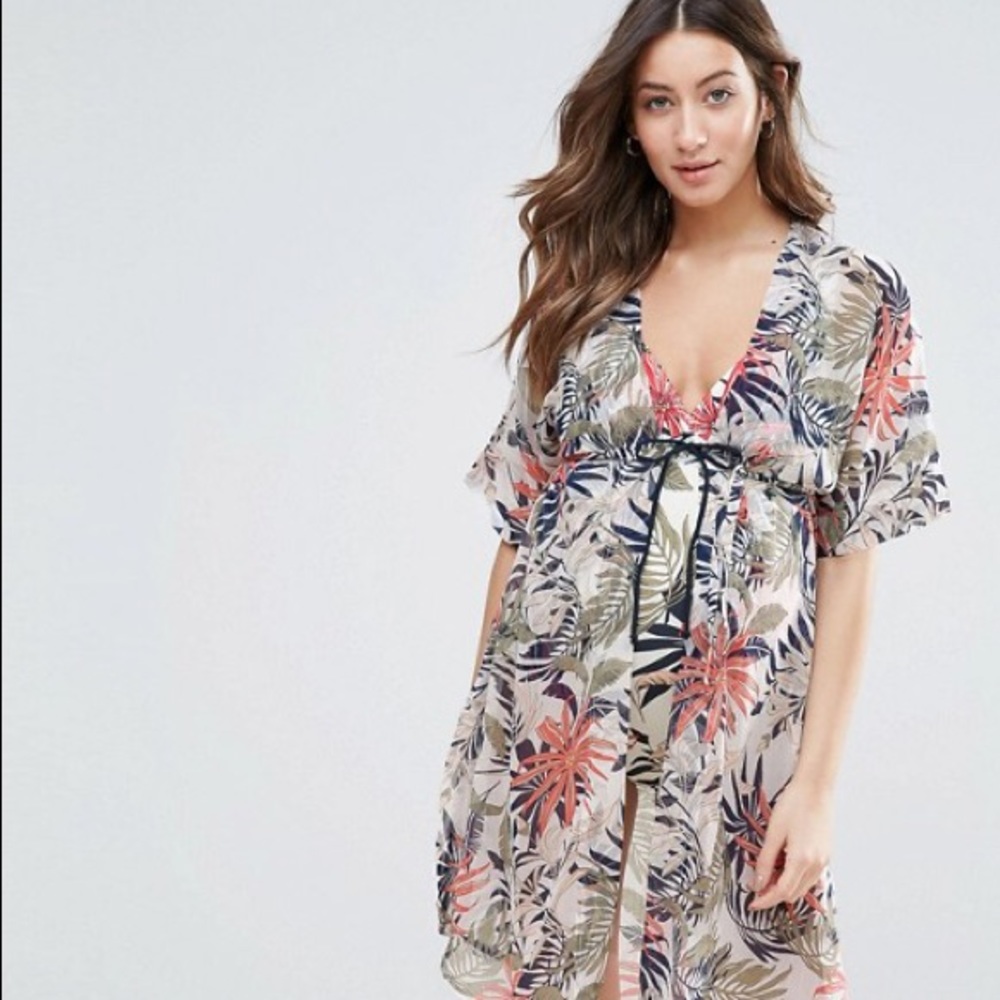 Maternity swim cover up